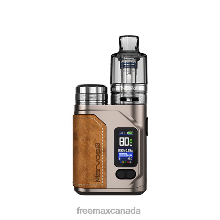 Gunmetal-Yellow FreeMAX vape reviews - 082HP40 FreeMAX MARVOS S 80W KIT