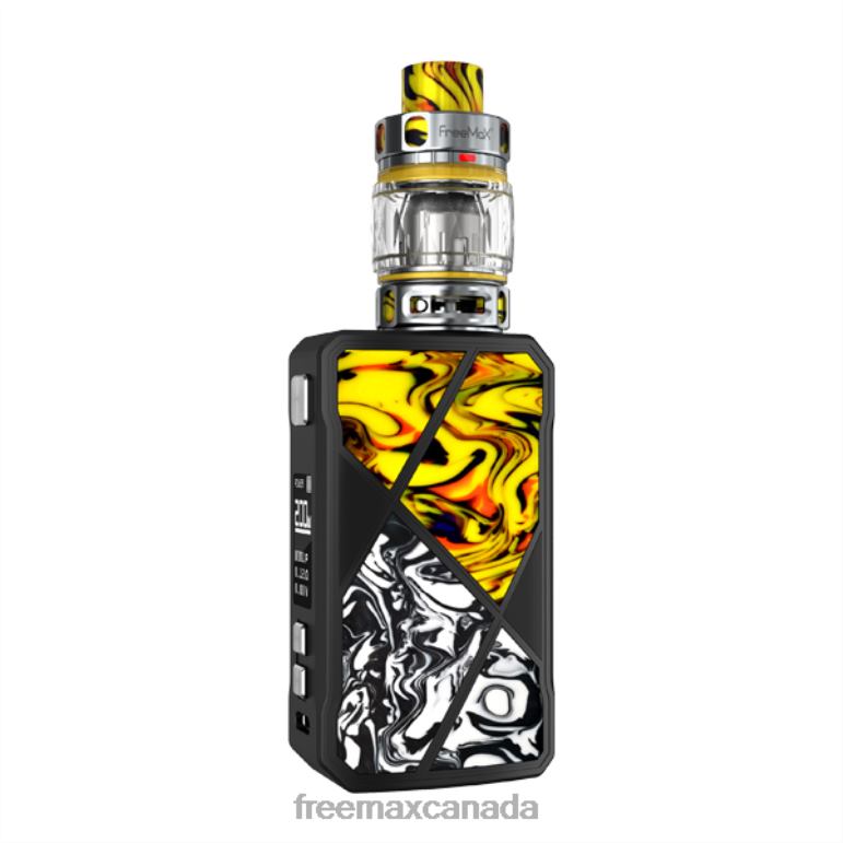 Yellow-Black FreeMAX vape reviews - 082HP10 FreeMAX MAXUS 200W KIT